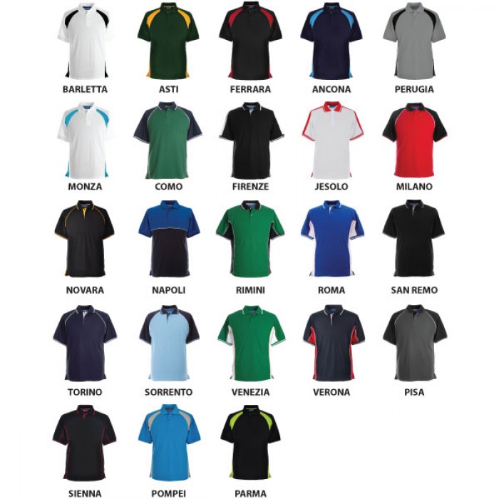 Papini Elite Polo Shirt Embroidery and Print Wrexham North West