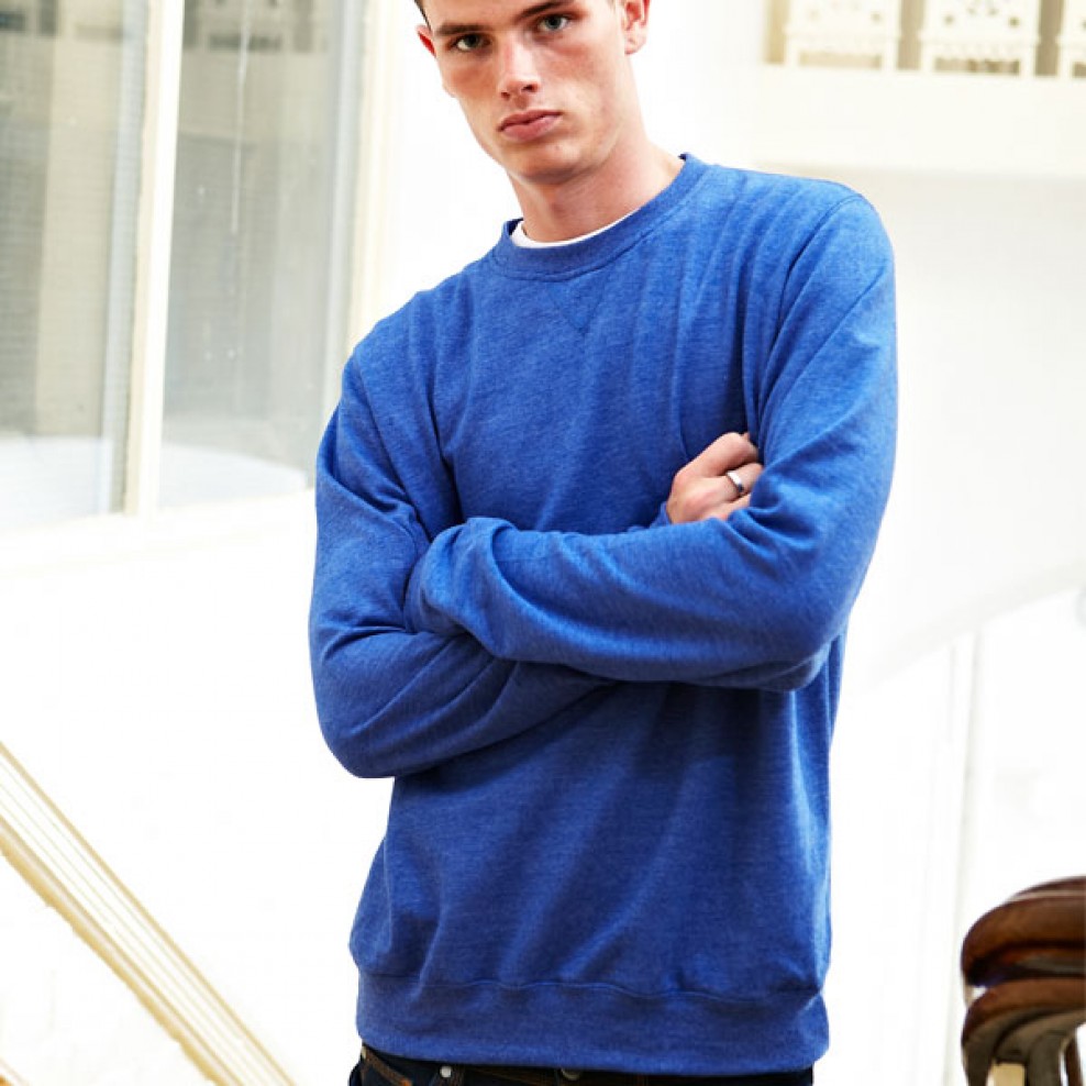 AWDis Mens Heather Sweat Sweatshirt